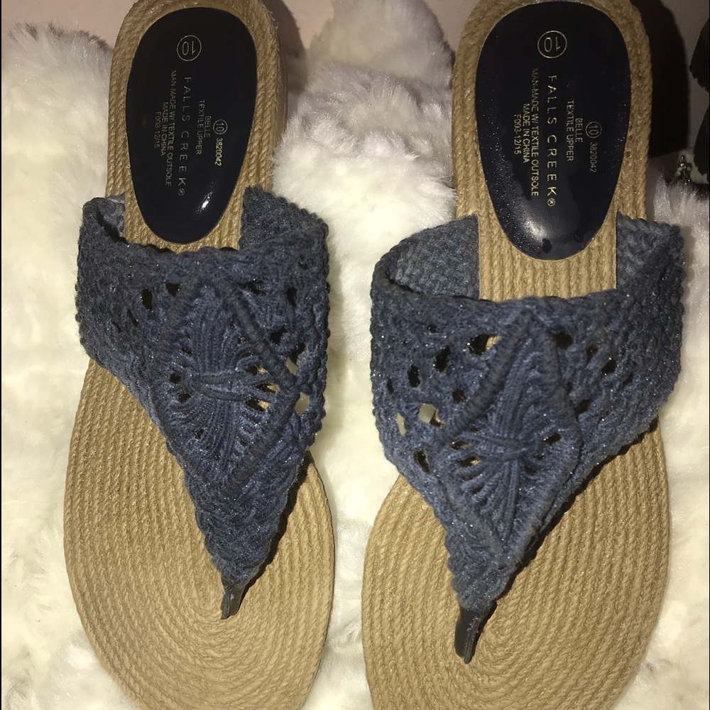 Falls Creek Macrame Flip Flop